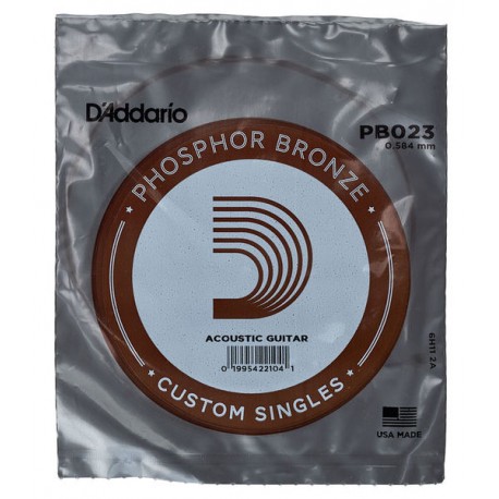 Corde de guitare folk phosphor Bronze 023 Daddario PB023