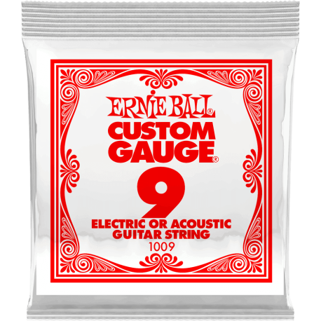 Corde de guitare Ernie Ball 0.09 plain steel