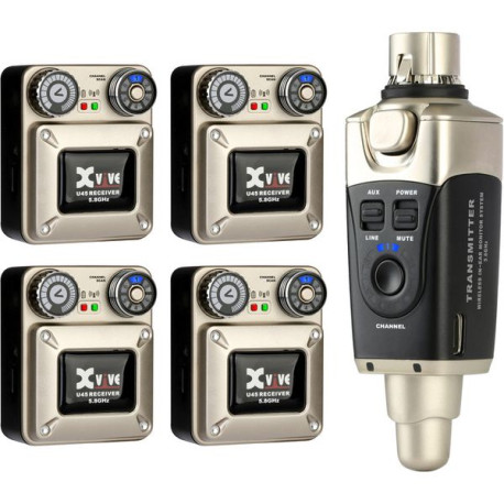Système In Ear X-VIVE U45R4 à 4 récepteurs