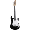 Guitare électrique 3/4 Eko ST100 noire