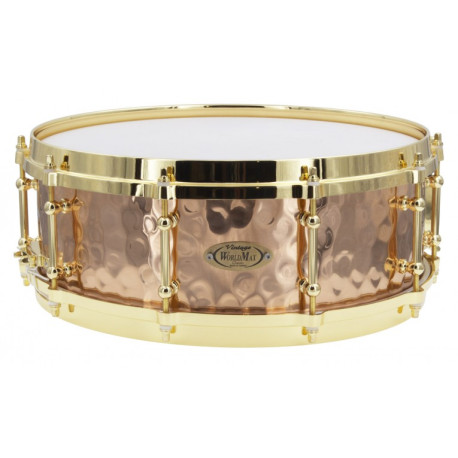 Caisse Claire 14" x 5" Worldmax Bronze Martelé Cercle Moulé
