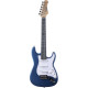 Guitare électrique 3/4 Eko Bleue