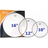 Pack de peaux de tom Remo Emperor 1012"16" sablées"