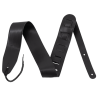Sangle guitare Prodipe cuir noire 6.5cm