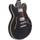 Guitare D'Angelico Premier mini DC Black Flake
