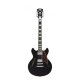 Guitare D'Angelico Premier mini DC Black Flake