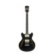 Guitare D'Angelico Excel mini DC Tour Solid Black