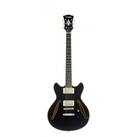 Guitare D'Angelico Excel mini DC Tour Solid Black