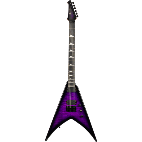 Guitare électrique Spira V420 Flying V Trans Purple