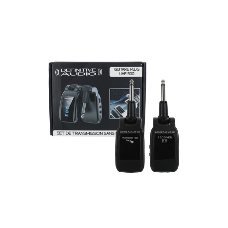 Système sans fil Guitare Plug 500 UHF Definitive Audio