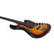 Basse électrique Eko JB100 Sunburst