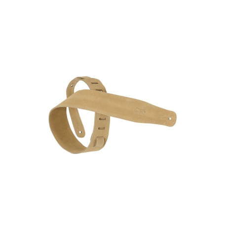 Sangle Levy's daim 6.4cm Sand surpiquée