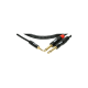 Cable mini Jack vers 2x Jack 6.35mm 3 metres minilink Pro Klotz