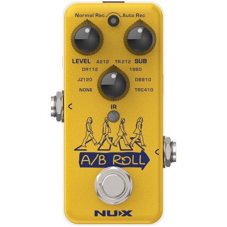 Pédale Octaver looper + IR NUX AB-ROLL