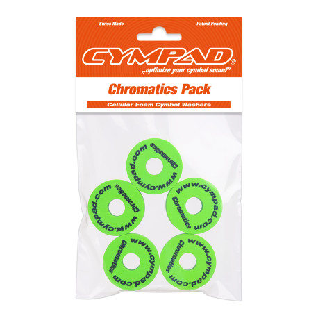 Atténuateurs de cymbale CYMPAD Washer 15mm verts
