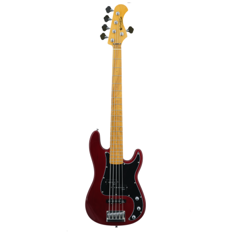 Basse 5 cordes Prodipe PJ90 Alder Trans Red