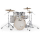 Batterie Pearl Fusion 20" 5 fûts + Pack HWP-834 + Pack PX Slipstream White