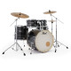 Batterie Pearl Export rock 22 Graphite Silver Twist