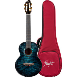 Ukulele Ténor Flight A10 QM Aqua Blue 10th Anniversary