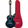 Ukulele Ténor Flight A10 QM Aqua Blue 10th Anniversary