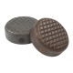 Assise Drum n' Base Cuir Véritable Grise