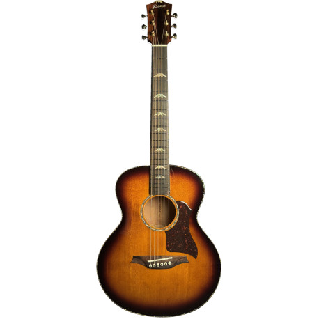 Guitare électro mini Jumbo Bromo BAN8 E Sunburst