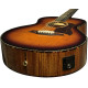 Guitare électro mini Jumbo Bromo BAN8 E Sunburst