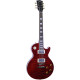 Guitare électrique Tokai LS101Q See throught dark red