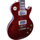 Guitare électrique Tokai LS101Q See throught dark red