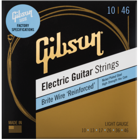 Cordes électriques Gibson Brite Wire 10-46