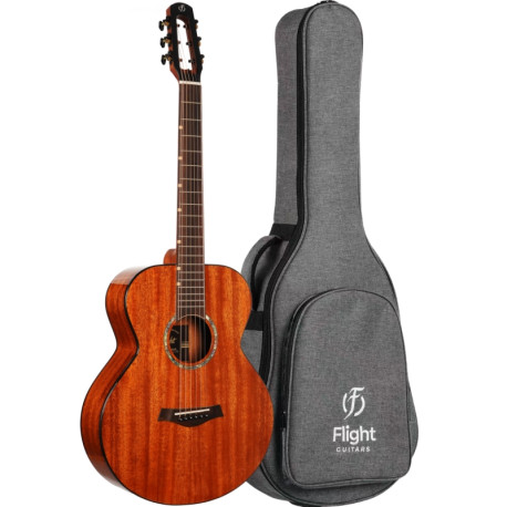 Guitare de voyage Flight PIXI Mahogany plus