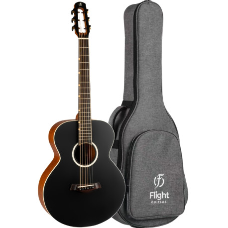 Guitare de voyage Flight PIXI noire