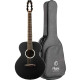 Guitare de voyage Flight PIXI noire