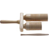 Cloche Agogo en Bois Stagg 2 tons avec maillet