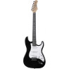 Guitare électrique Eko ST100 Noire