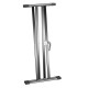 Stand clavier double embase Adam Hall SKS03 réglable par poignée