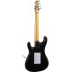 Guitare Eko Fire 400 Aurora touche laurier Flamed Grey Burst