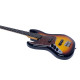 Basse gaucher Eko JB300 LH sunburst