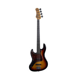 Basse gaucher Eko JB300 LH sunburst