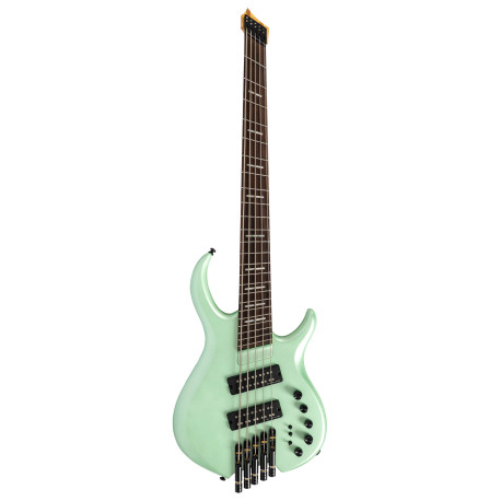 Basse 5 cordes Marcus Miller M6 Headless Surf Green Metallic Satin