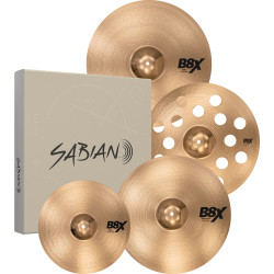 Pack cymbales Sabian B8X Fusion Worship 14"/18"/18" O-zone/20"