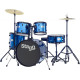 Batterie d'étude Stagg TIM 20" Bleue