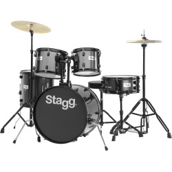 Batterie d'étude Stagg TIM 20" Noire