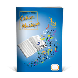 Cahier de musique 12 portées 48 pages