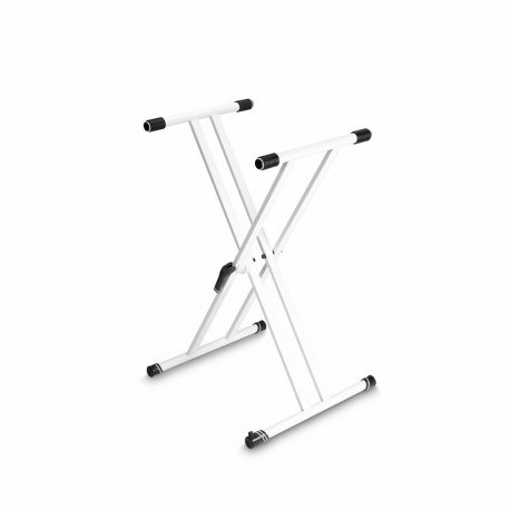 Stand clavier double embase Gravity KSX 2 blanc