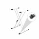 Stand clavier double embase Gravity KSX 2 blanc