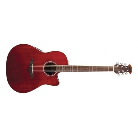 Guitare électro-acoustique Ovation Celebrity CS24-RR Ruby red