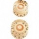 Boutons de guitare LP Gold Yellow parts