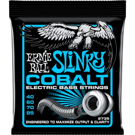 Cordes de basse Ernie Ball Cobalt Extra Slinky 40-95
