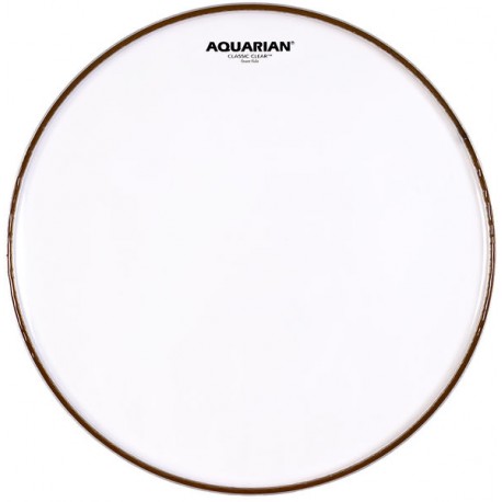 Peau de tom de 13 Aquarian Classic clear